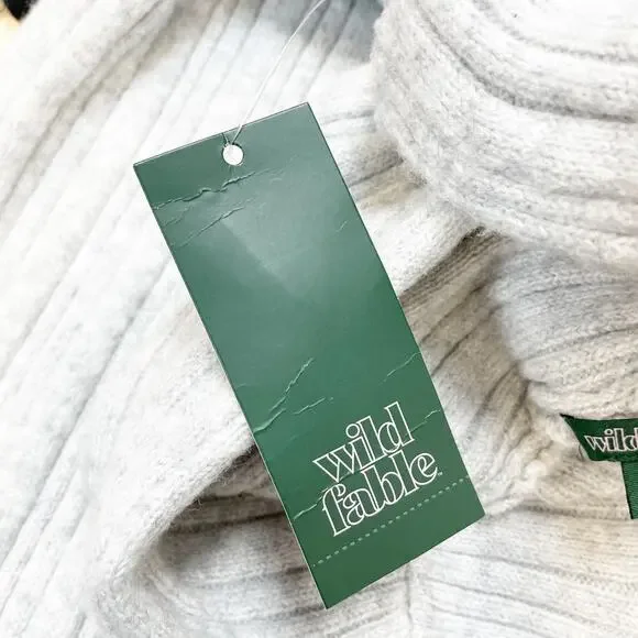 Wild‎ Fable Women's Maxi Ribbed Sweater Skirt Light Gray Size XXL - Picture 5 of 7